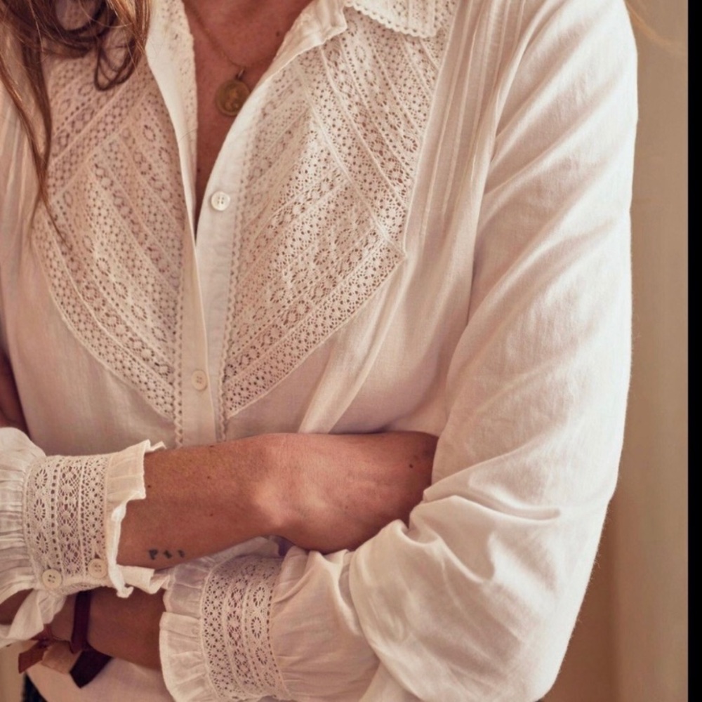 Sezane White Shirt